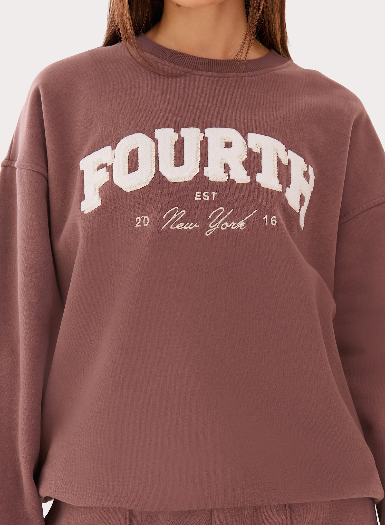 Chocolate Fourth Branded Sweatshirt